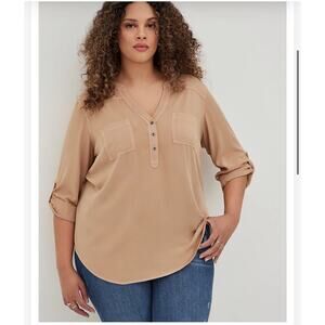 (0 lrg 12) Torrid Harper Blouse